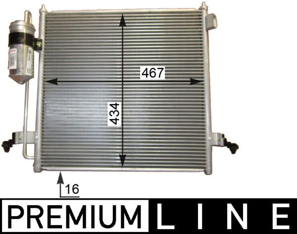 Kondensator, Klimaanlage MAHLE AC815000P