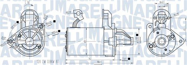 Starter MAGNETI MARELLI 063721422010