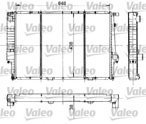 Kühler, Motorkühlung VALEO 819418