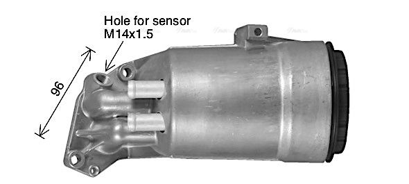Ölkühler, Motoröl AVA QUALITY COOLING rt3660h