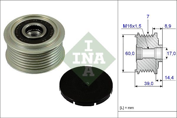 Generatorfreilauf INA 535024510
