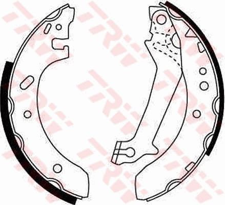 Bremsbackensatz TRW gs8607