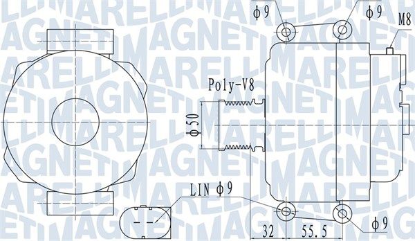 Generator MAGNETI MARELLI 063732055010
