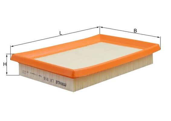Luftfilter MAHLE LX916