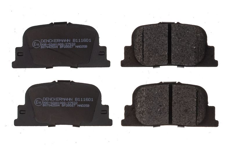 Bremsbelagsatz Bremsbeläge Denckermann B111601