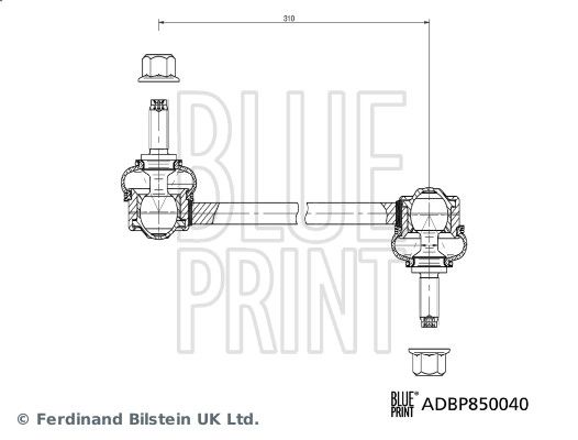 Stange/Strebe, Stabilisator BLUE PRINT ADBP850040