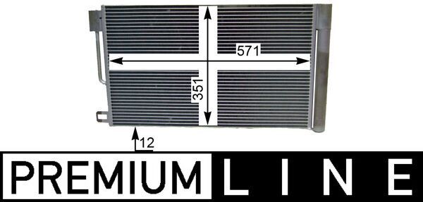 Kondensator, Klimaanlage MAHLE AC367000P