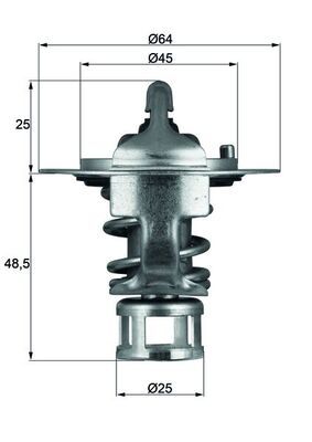 Thermostat, Kühlmittel MAHLE TX6582