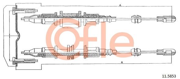 Seilzug, Feststellbremse COFLE 11.5853