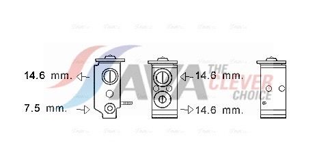 Expansionsventil, Klimaanlage AVA QUALITY COOLING KA1268