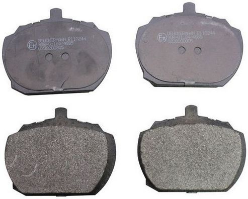 Bremsbelagsatz, Scheibenbremse DENCKERMANN B110244