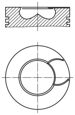 Kolben MAHLE 2137000
