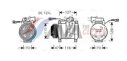 Kompressor, Klimaanlage AVA QUALITY COOLING IVAK076