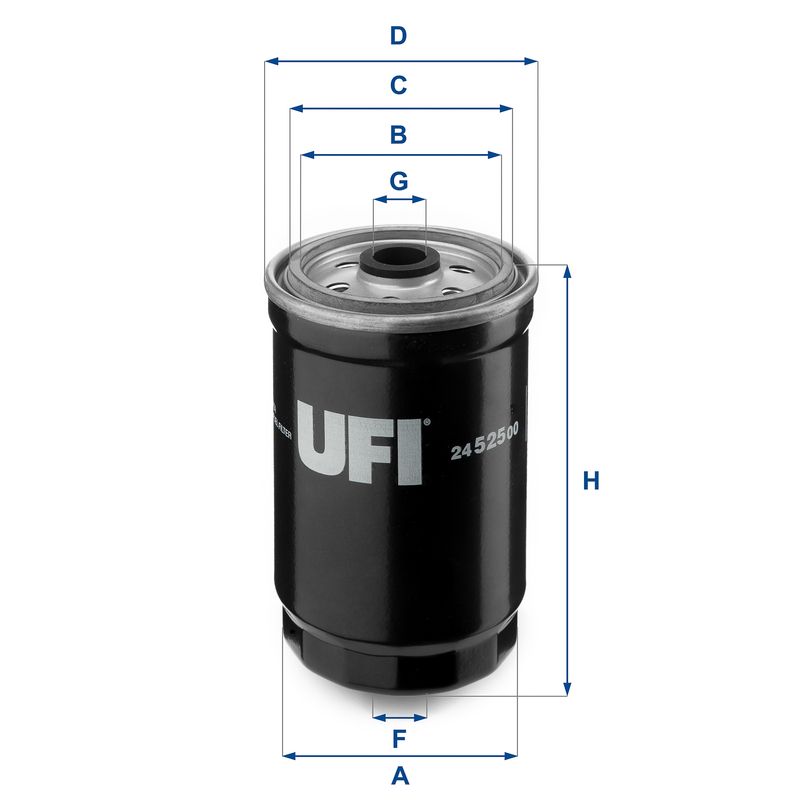 Kraftstofffilter UFI 24.525.00