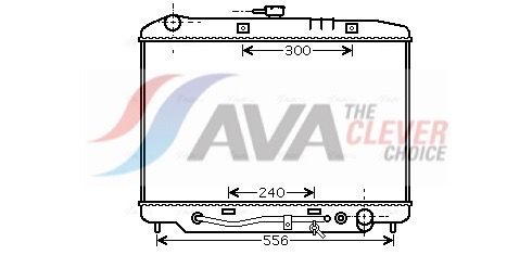 Kühler, Motorkühlung AVA QUALITY COOLING OL2180