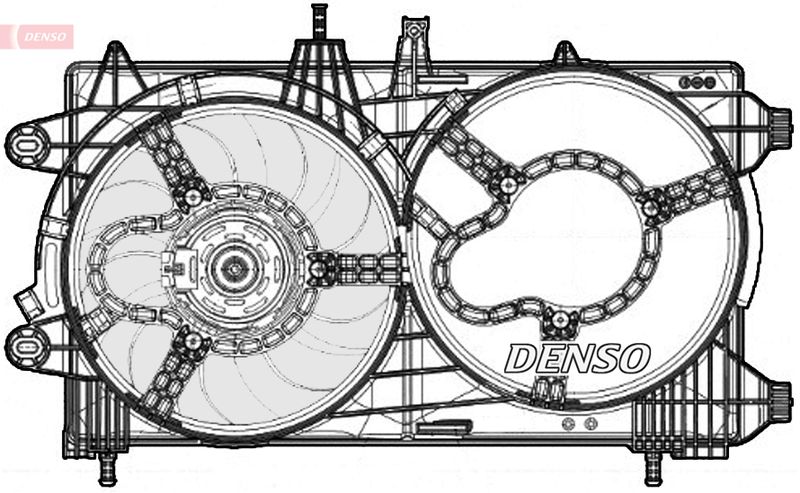 Lüfter, Motorkühlung DENSO DER13012