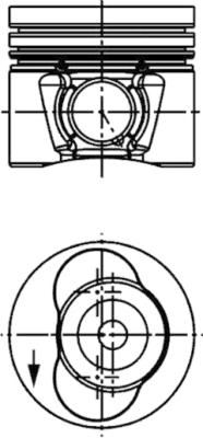 Kolben KOLBENSCHMIDT 40734600