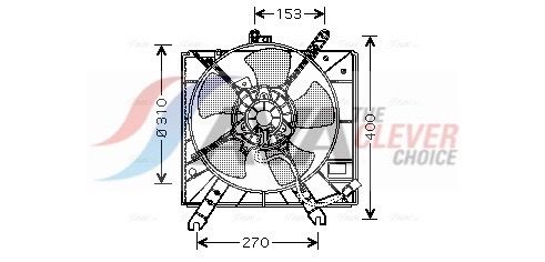 Lüfter, Motorkühlung AVA QUALITY COOLING KA7505