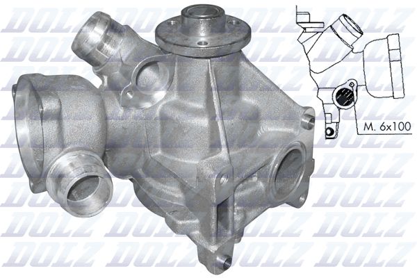 Wasserpumpe, Motorkühlung DOLZ m177