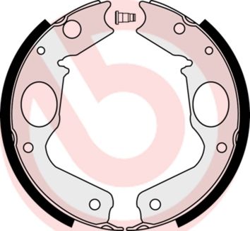 Bremsbackensatz, Feststellbremse BREMBO S 54 518