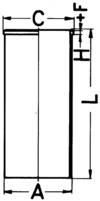 Zylinderlaufbuchse KOLBENSCHMIDT 89852190