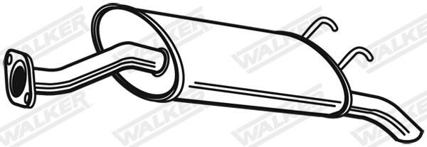 Endschalldämpfer WALKER 23189