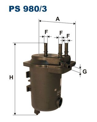Kraftstofffilter FILTRON ps 980/3