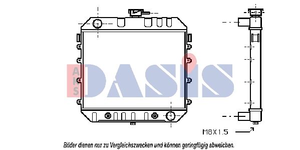 Kühler, Motorkühlung AKS DASIS 150940N