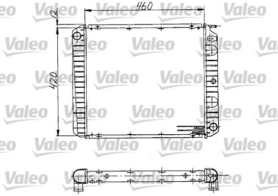 Kühler, Motorkühlung VALEO 810970