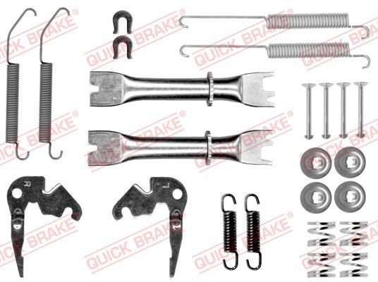 Zubehörsatz, Bremsbacken QUICK BRAKE 105-0033S-02