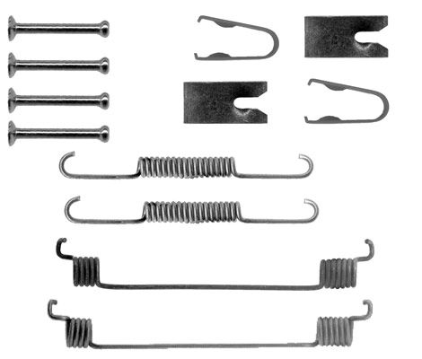 Zubehörsatz, Bremsbacken TRW sfk323