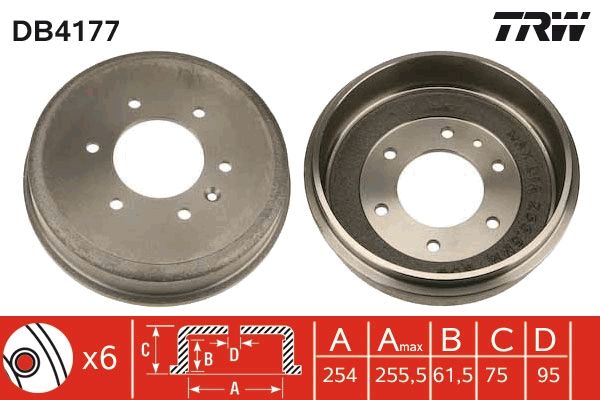 Bremstrommel TRW DB4177