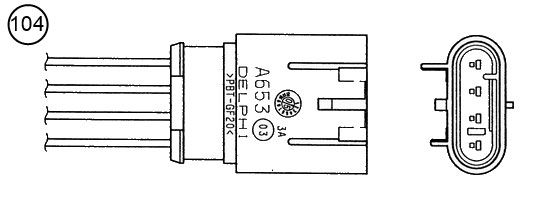 Lambdasonde NGK 95607