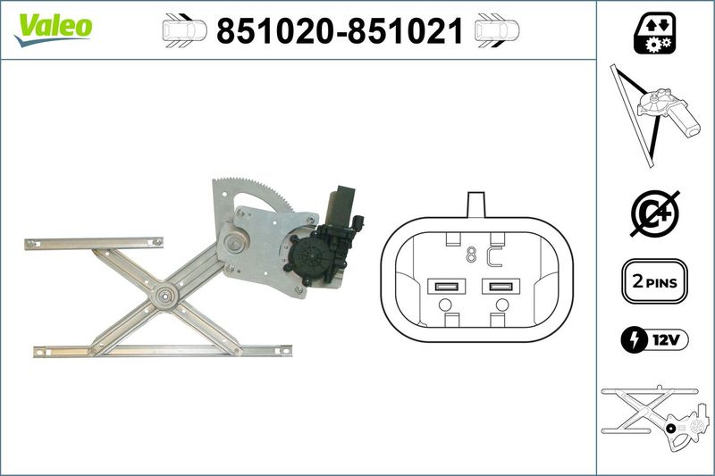 Fensterheber VALEO 851020
