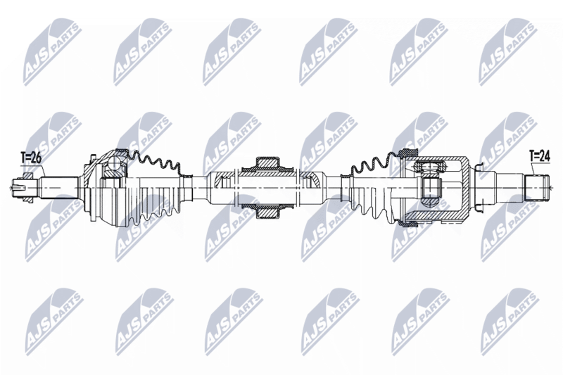 Antriebswelle NTY NPW-TY-098