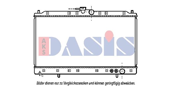 Kühler, Motorkühlung AKS DASIS 140310N
