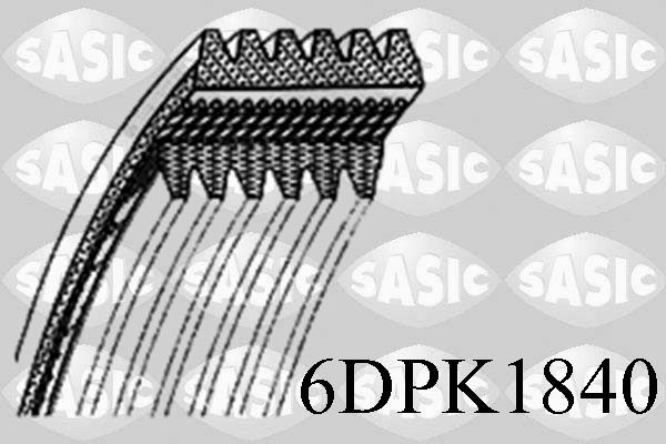 Keilrippenriemen SASIC 6DPK1840