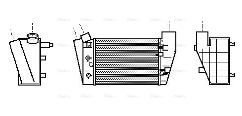 Ladeluftkühler AVA QUALITY COOLING aia4188
