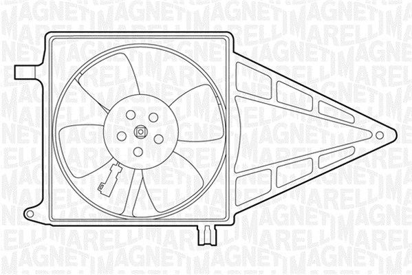 Lüfter, Motorkühlung MAGNETI MARELLI 069422211010
