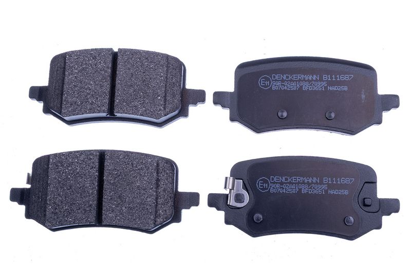 Bremsbelagsatz Bremsbeläge Denckermann B111687