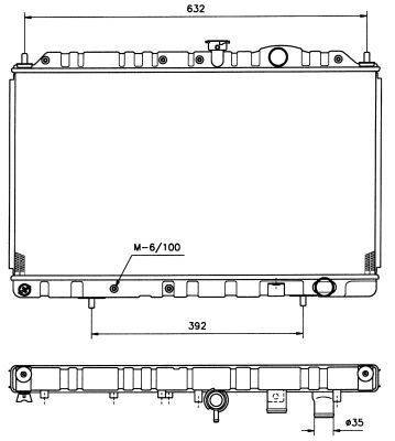 Kühler, Motorkühlung NRF 513485