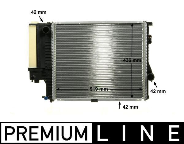 Kühler, Motorkühlung MAHLE CR244000P