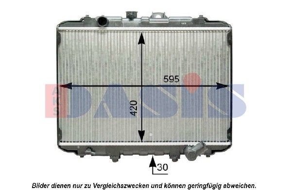Kühler, Motorkühlung AKS DASIS 560029N