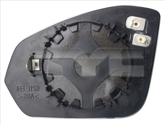 Spiegelglas, Außenspiegel TYC 332-0113-1