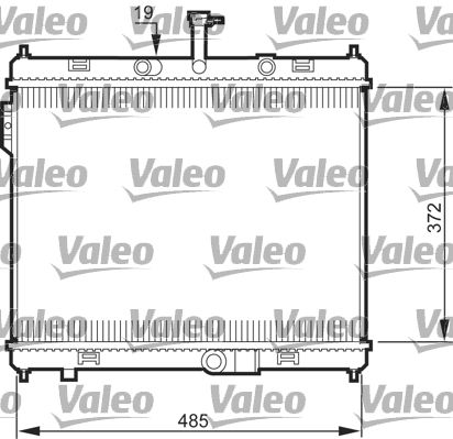 Kühler, Motorkühlung VALEO 735515