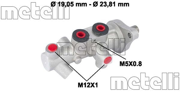Hauptbremszylinder METELLI 05-0623
