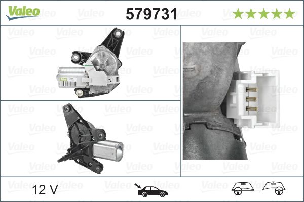Wischermotor VALEO 579731
