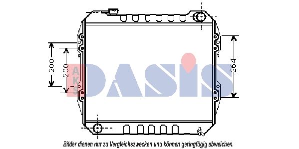 Kühler, Motorkühlung AKS DASIS 213090N