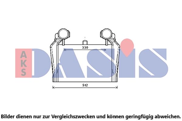 Ladeluftkühler AKS DASIS 447016N