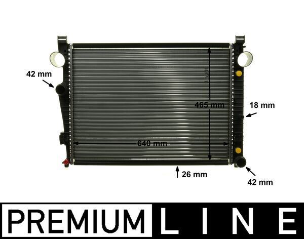 Kühler, Motorkühlung MAHLE CR2208000P